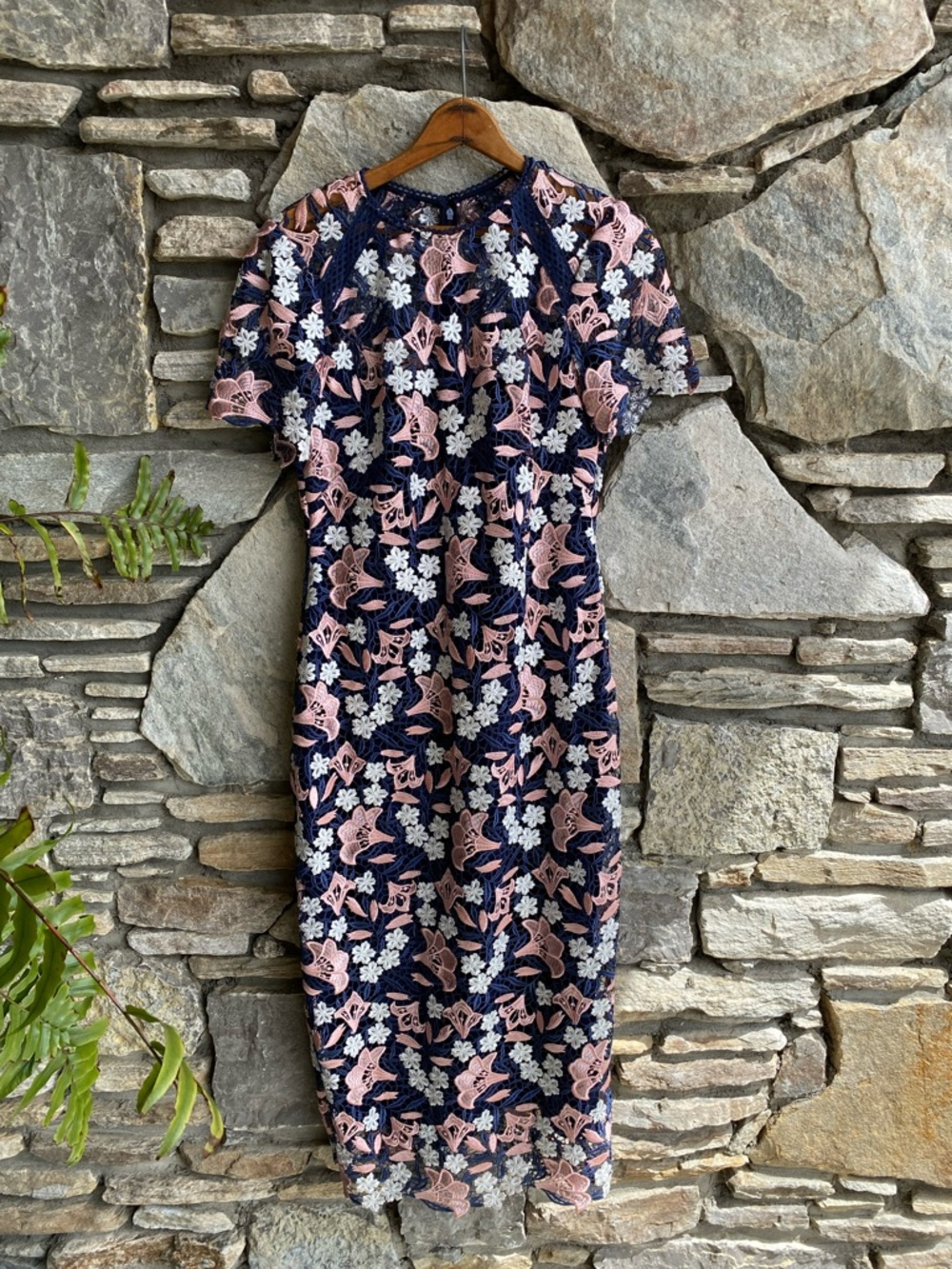 Shoshanna Lace Midi Dress size 8